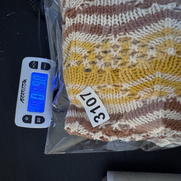 Cato Crochet Top Boho Chic Festival Open Knit Cover Up Tunic Size Large - Picture 9 of 9